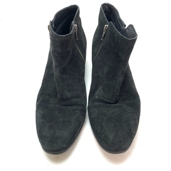 MIA EMERSON Genuine Leather Ankle Booties Black 10 - Picture 5 of 16